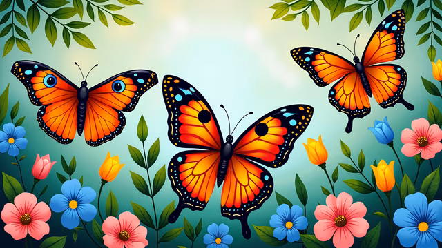 Butterflies in Bloom