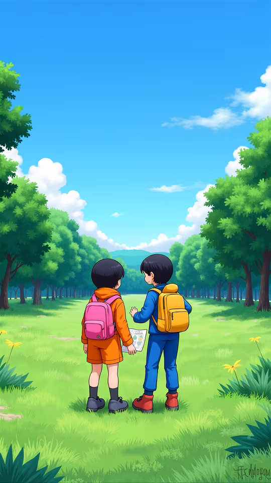 Children Exploring Nature