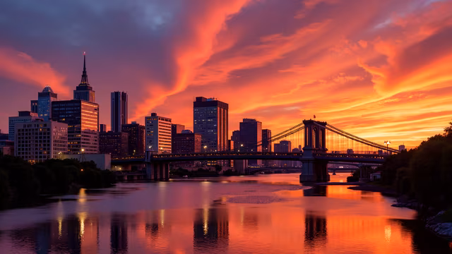 Cityscape Sunset