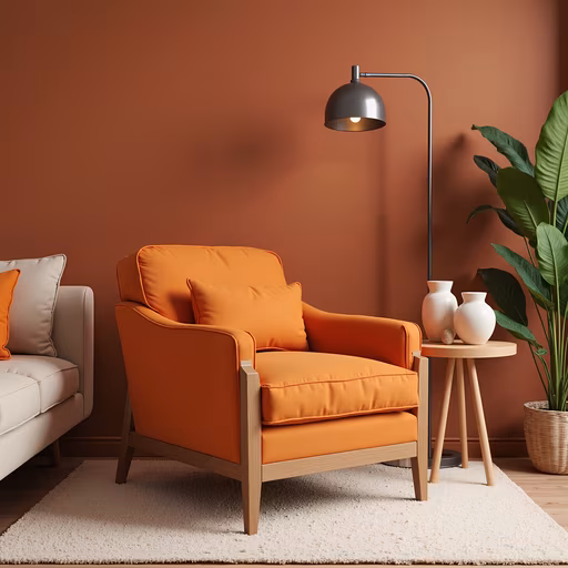 Cozy Orange Chair