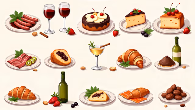 Delicious Treats Illustration