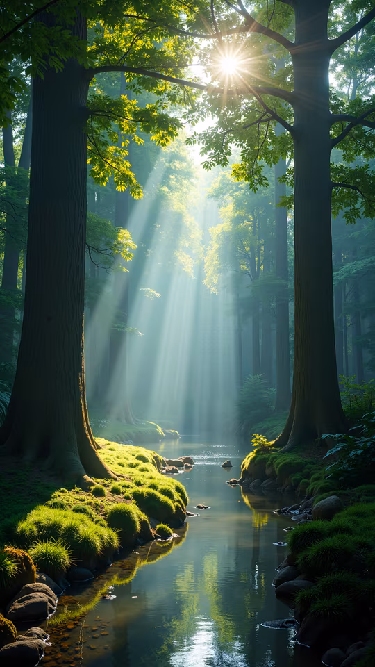Forest Serenity Illustration
