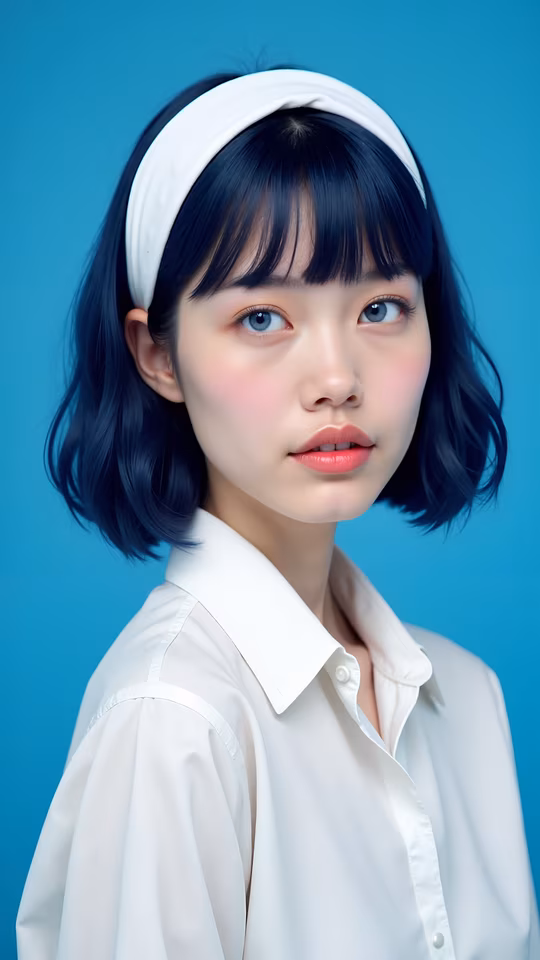 Girl in White Shirt