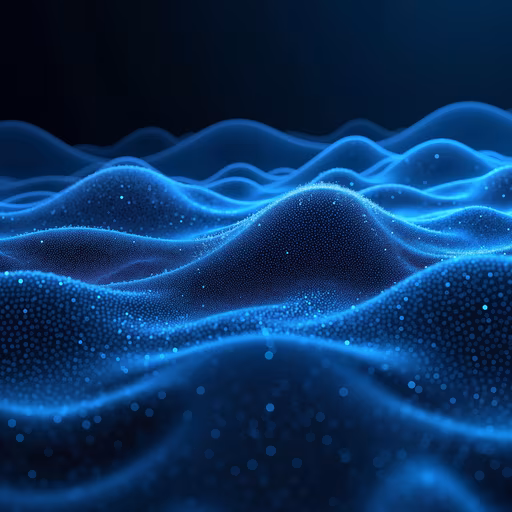 Glowing Ocean Waves