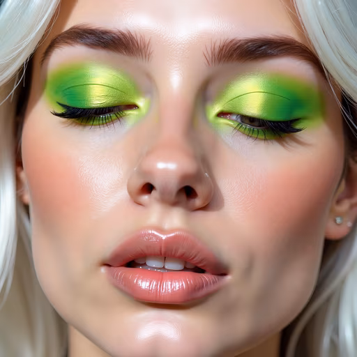 Green Eyeshadow Portrait