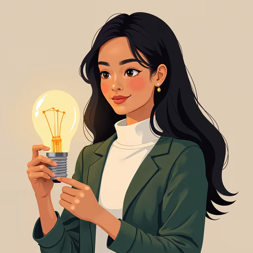 Idea Lightbulb Illustration