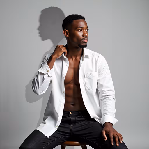 Man in White Shirt