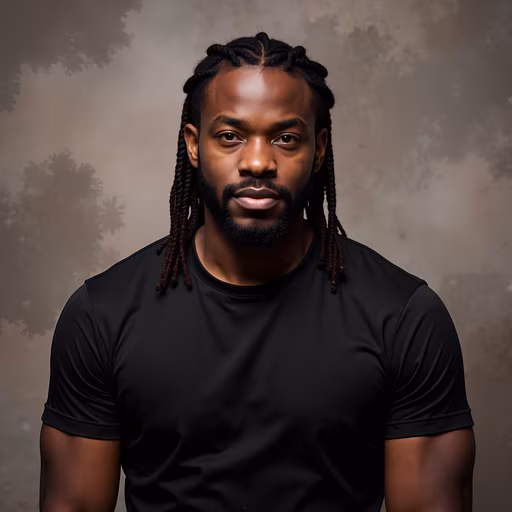Man with Braids