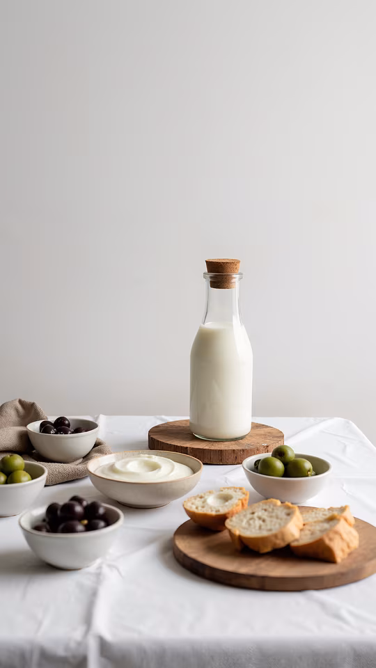Milk and Bread Composition