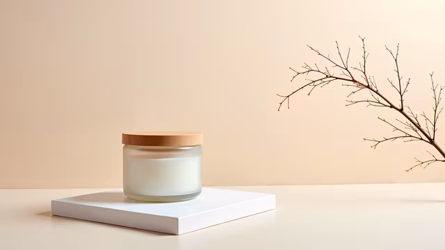 Minimalist Candle Illustration