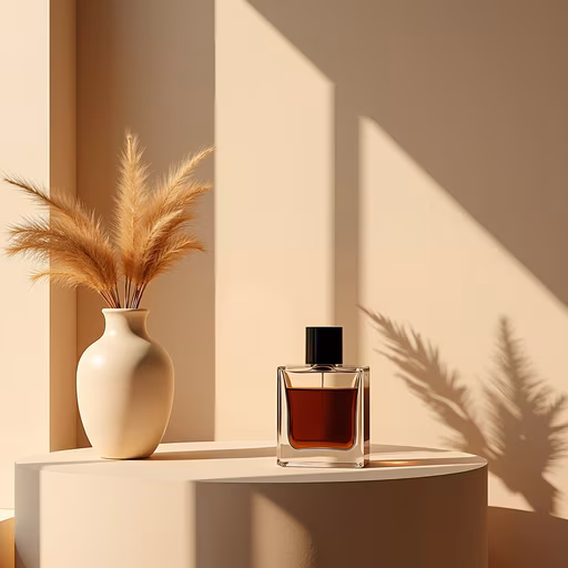 Minimalist Perfume Display