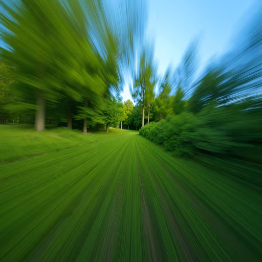 Motion Blur Forest