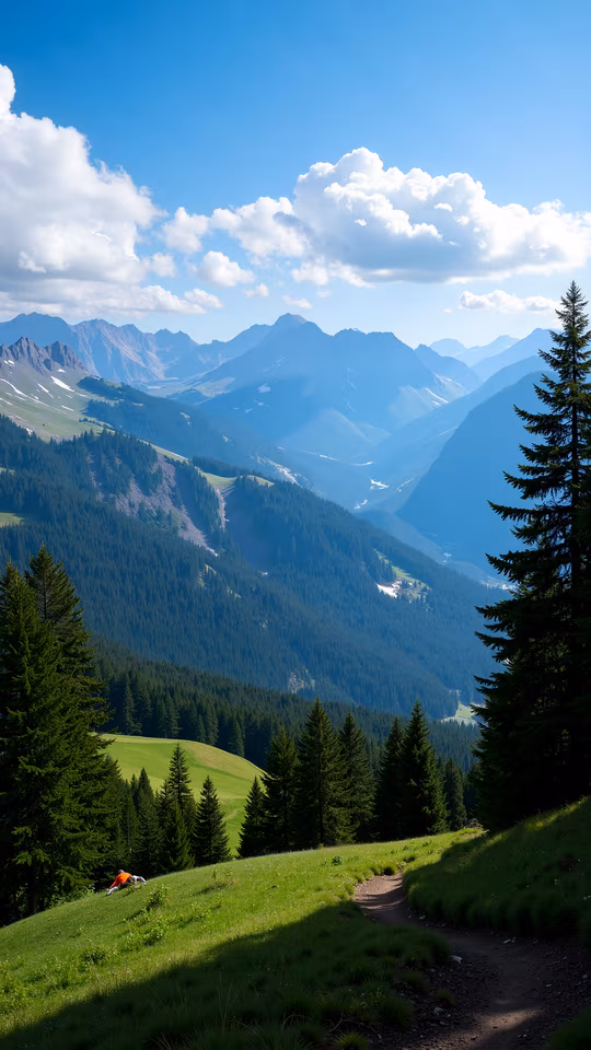 Mountain Valley Landscape