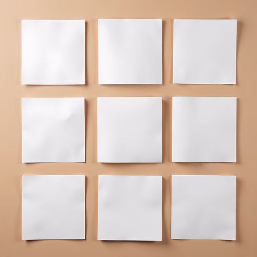 Nine Blank Sheets