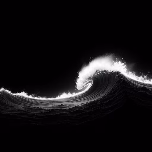 Ocean Wave Illustration