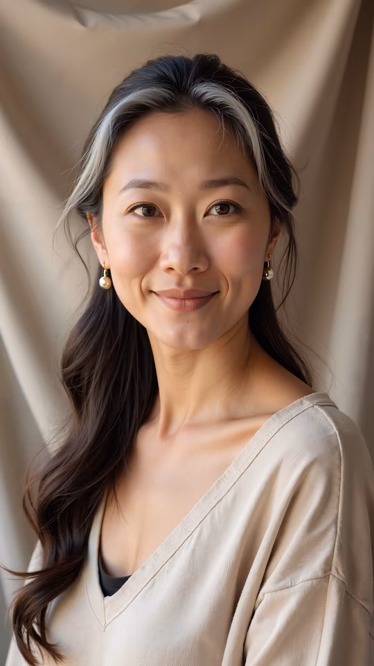 Portrait of a Smiling Woman