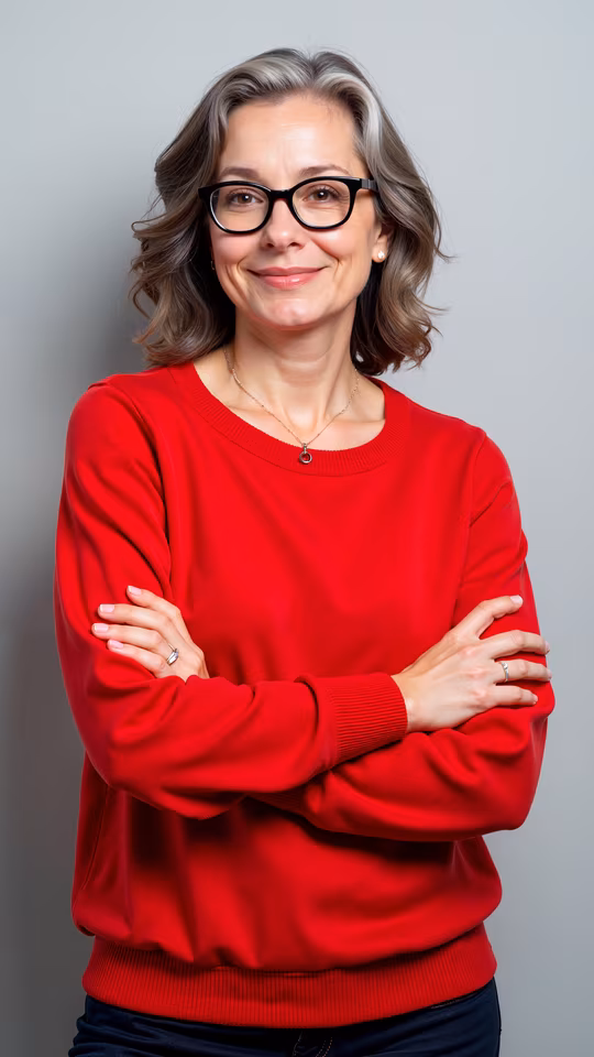 Red Sweater Portrait