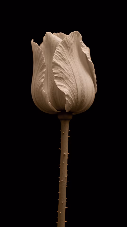 Sepia Tulip