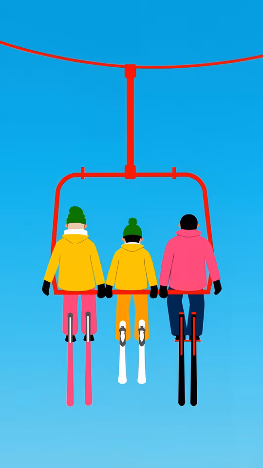 Ski Lift Ride
