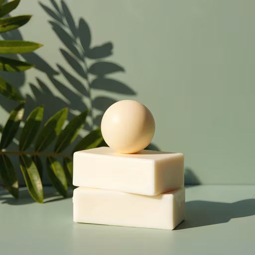 Soap Bars with Tropical Leaves