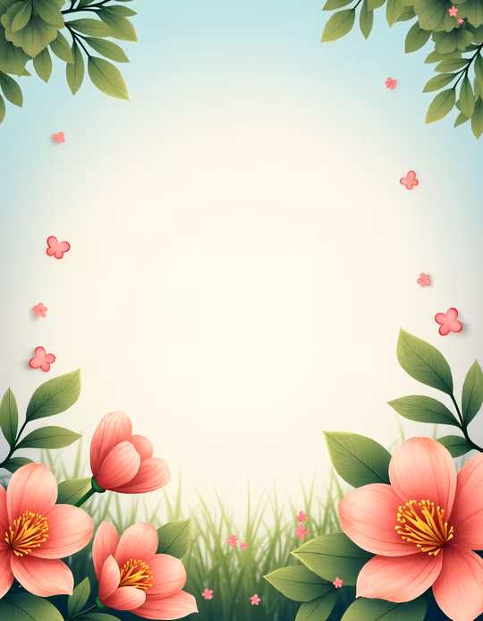 Spring Floral Illustration