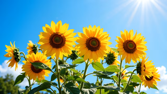 Sunflowers Under the Sun