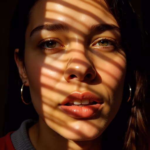 Sunlit Shadows Portrait
