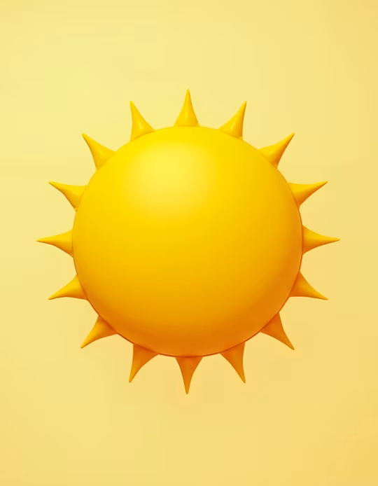 Sunny Yellow Burst