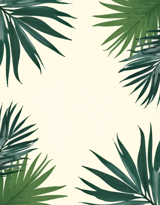 Tropical Leaves Illustration
