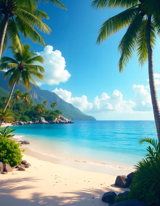Tropical Paradise Illustration