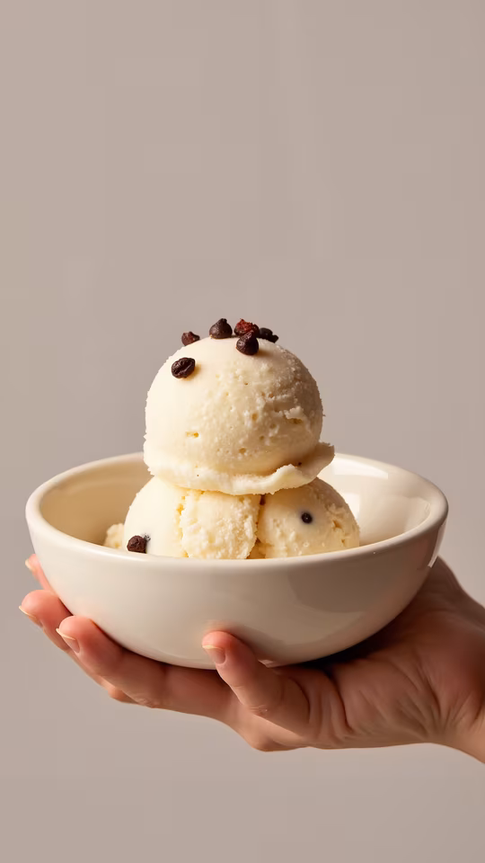 Vanilla Ice Cream with Chocolate Chips