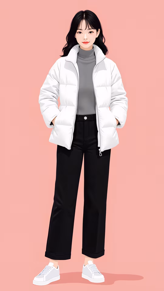 Winter Chic Illustration