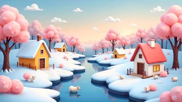 Winter Wonderland Illustration