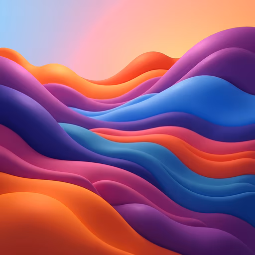 Abstract Waves Illustration