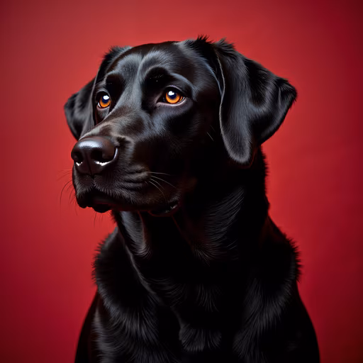 Black Labrador Portrait