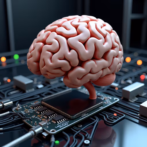 Brain on Circuit Board
