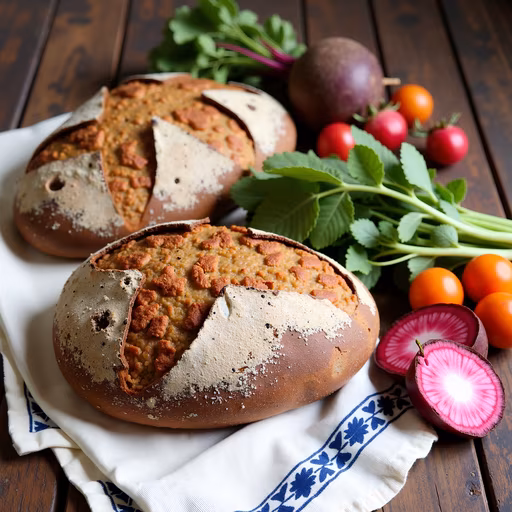 Bread and Vegetables