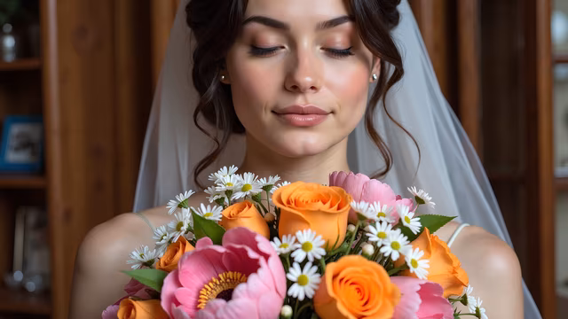 Bride with Bouquet