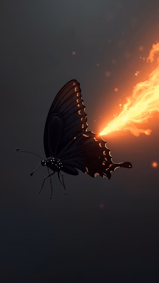 Butterfly in Flames
