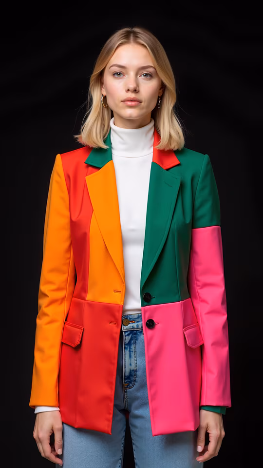 Colorful Blazer Portrait