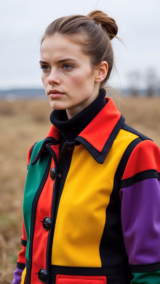 Colorful Jacket Portrait