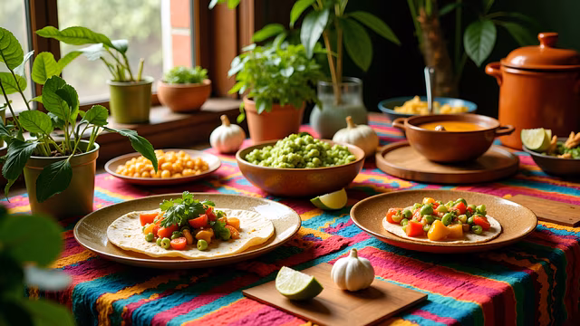 Colorful Mexican Feast