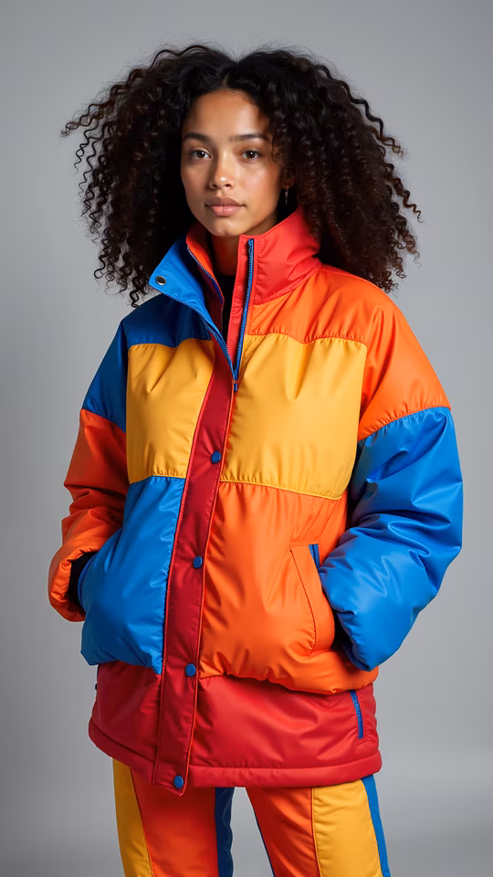 Colorful Puffer Jacket