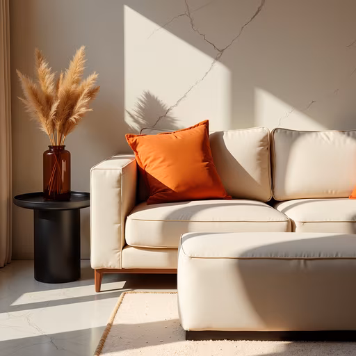 Cozy Sunlit Living Room