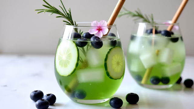 Cucumber Blueberry Drink