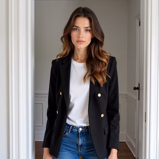 Elegant Blazer Portrait