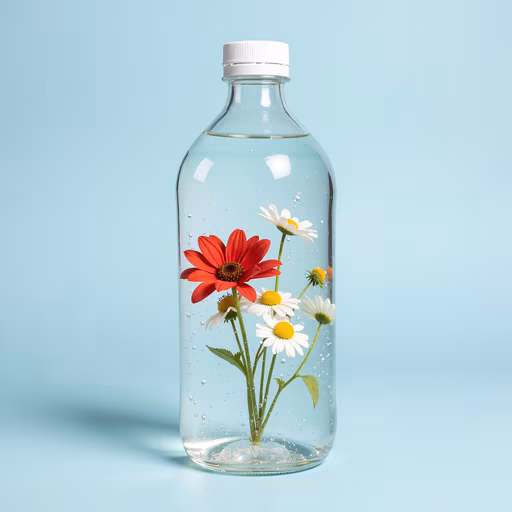 Flowers in a Bottle