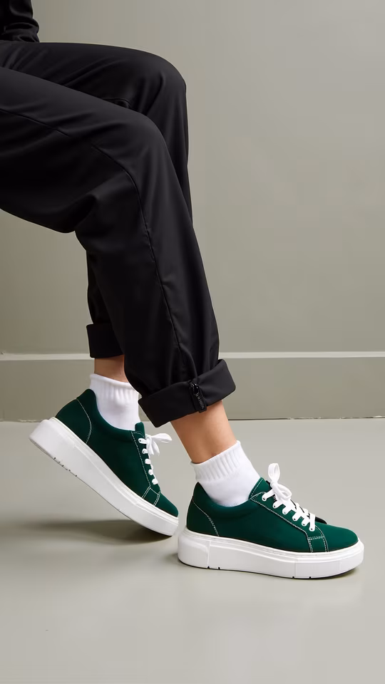 Green Sneakers Fashion