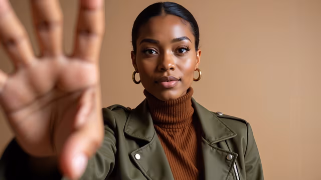 Hand Gesture Portrait