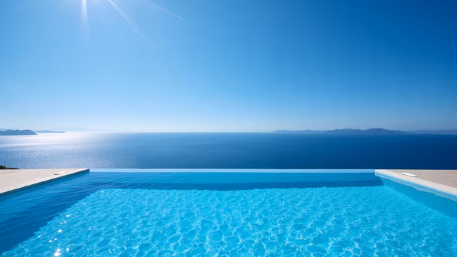 Infinity Pool Overlooking the Sea